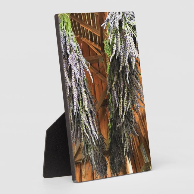 Lavender Hanging in a Barn Plaque (Side)