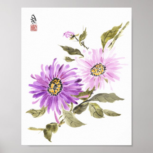 Lavender Harmony Poster (Front)