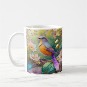 Lavender Headed Orange Breasted Fantasy Bird Coffee Mug