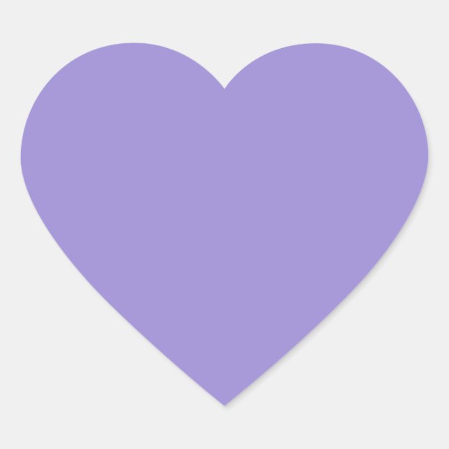 Lavender Heart Sticker (Front)