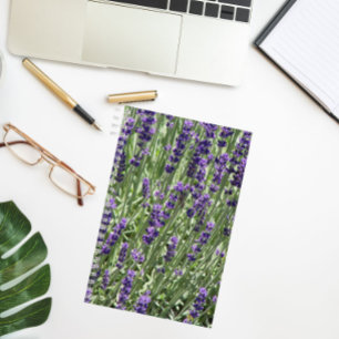 Lavender Herb Flowers Floral Notebook