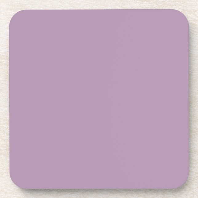 Lavender Herb Purple Trend Colour Background Coaster (Front)