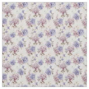 Lavender Hydrangea Vintage Elegance Fabric