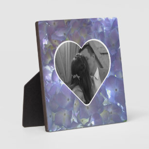 Lavender hydrangeas purple floral  plaque