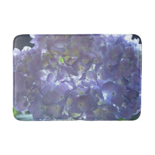 Lavender Hydrangeas purple flowers  Bath Mat