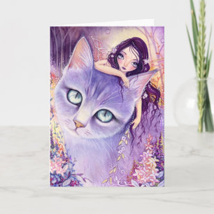 Lavender Illusion - blank card