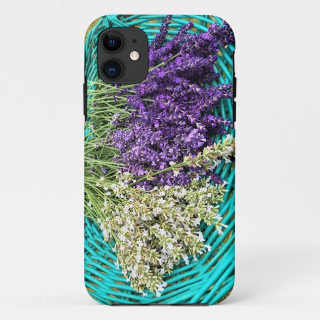 Lavender in a Basket Case-Mate iPhone Case (Back)