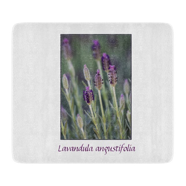 Lavender in Bloom Cutting Board (Front)