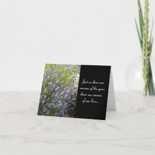 Lavender Inspirational Blank Card