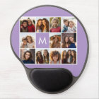 Lavender Instagram Photo Collage Custom Monogram