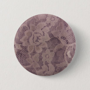 Lavender Lace 6 Cm Round Badge