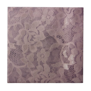 Lavender Lace Ceramic Tile