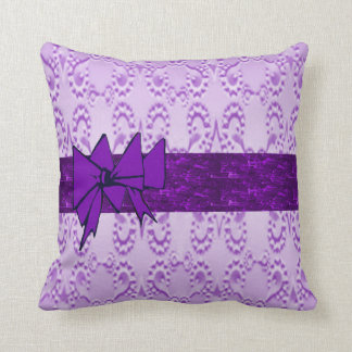Lavender Lace Cushion