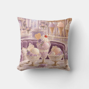 Lavender Lace Ice Cream Parlour Cushion