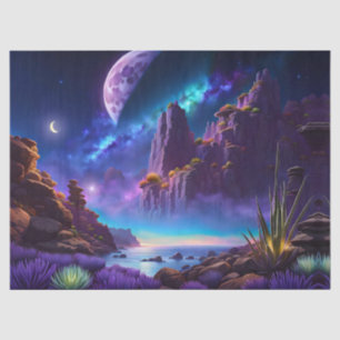 Lavender Landscape Tissue Paper