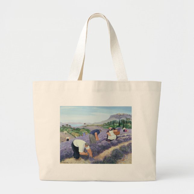 Lavender Large Tote Bag (Front)