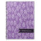 Lavender Leaves Elegant Purple Pattern With Name