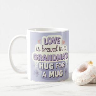 Lavender Light Blue Grandma Coffee Mug