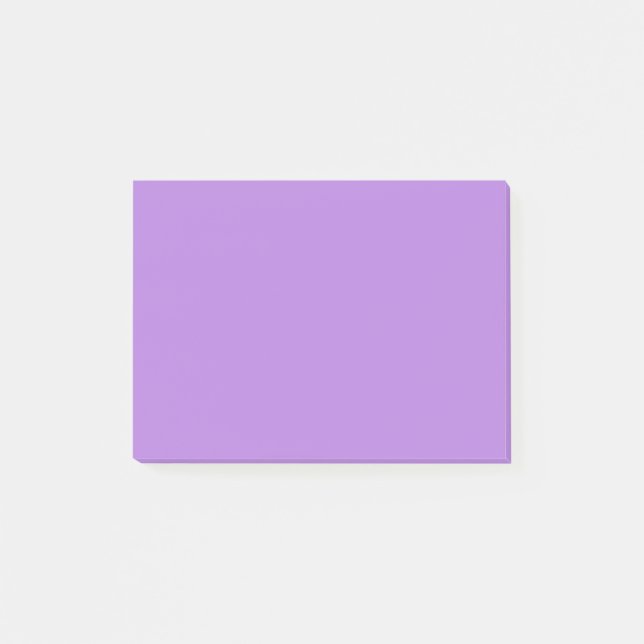 Lavender Light Purple Lilac Colour Background Post-it Notes (Front)