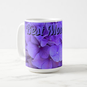 Lavender lilac purple Hydrangeas flowers best mum  Coffee Mug