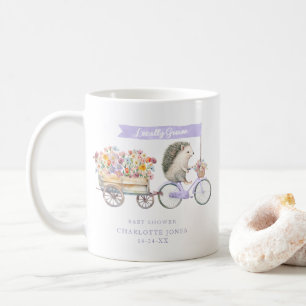 Lavender Locally Grown Baby Shower Mug – Floral