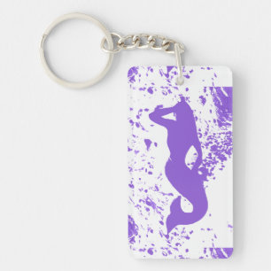 lavender lookout mermaid key ring