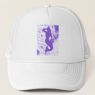 lavender lookout mermaid trucker hat