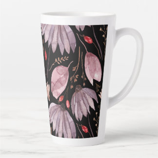 Lavender Lotus Flower Latte Mug