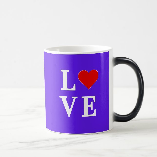 Lavender LOVE Elegant Magic Mug (Right)