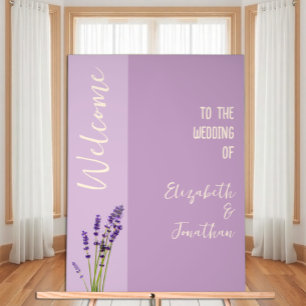 Lavender Love Wedding Acrylic Sign
