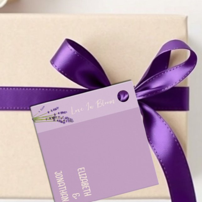 Lavender Love Wedding Favour Tags (Creator Uploaded)