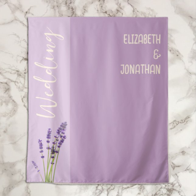 Lavender Love Wedding Tapestry (Creator Uploaded)