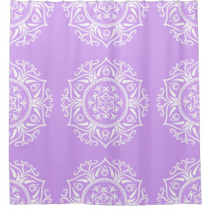 Lavender Mandala Shower Curtain