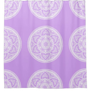 Lavender Mandala Shower Curtain