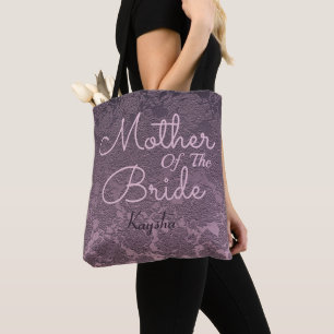 Lavender Mauve Purple Wedding Mother Of The Bride Tote Bag