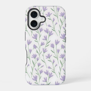 Lavender Meadow Whisper Soft Pastel Wildflower iPhone 16 Case