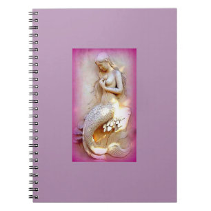 lavender mermaid notebook