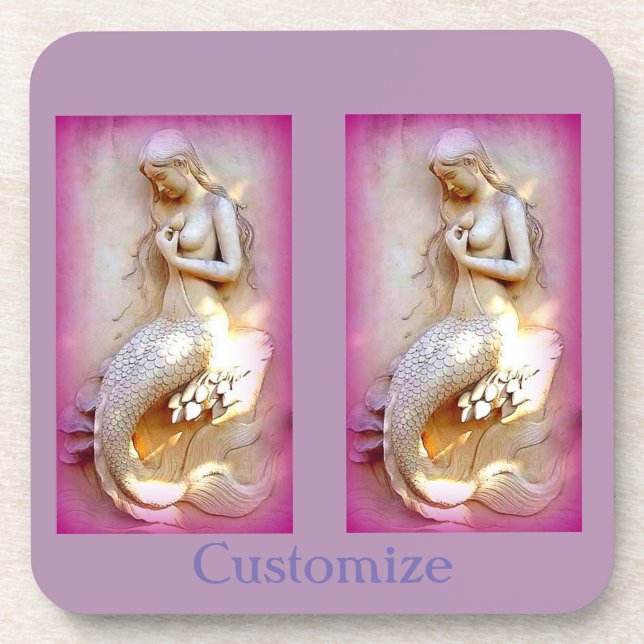 Lavender  Mermaids Thunder_Cove Coaster (Front)