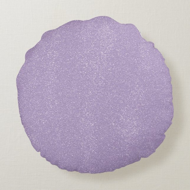 Lavender Mess Round Cushion (Back)