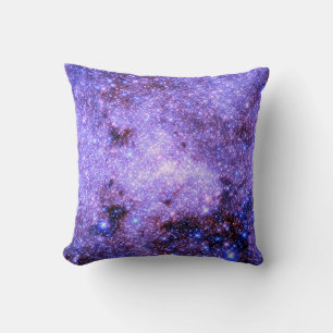 Lavender Milky Way Stars Cushion
