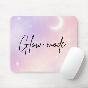 Lavender mist and blush aura AI art Mouse Pad