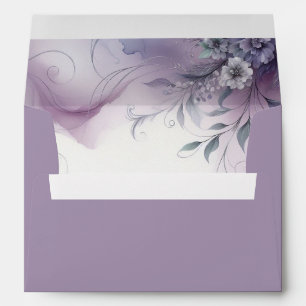 Lavender Mist and Watercolor Whispers Envelope