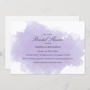 Lavender Mist Bridal Shower Invitation