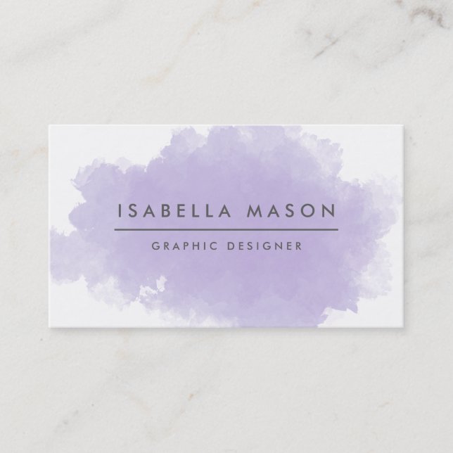 Lavender Mist | Business Card (Front)