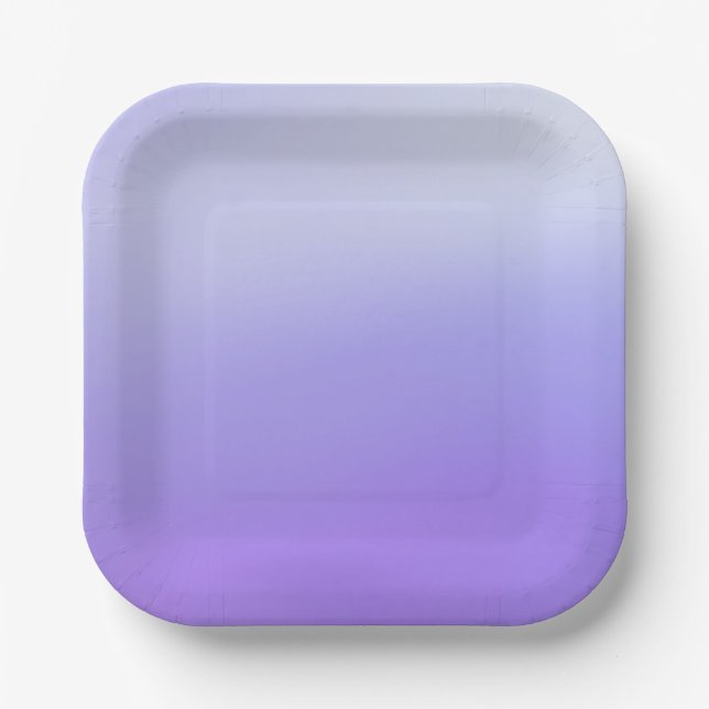 Lavender Mist Paper Plate (Front)