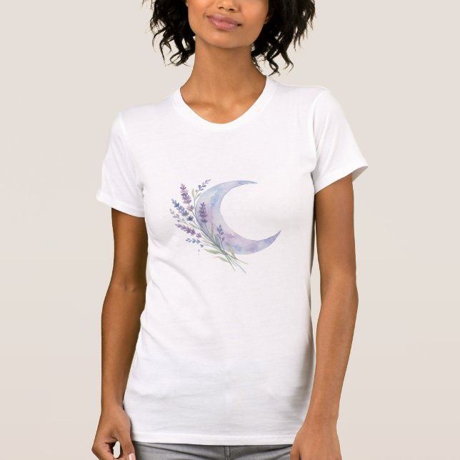 Lavender Moon Floral T-Shirt (Front)