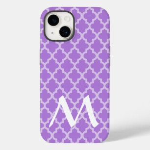 Lavender Moroccan Moods Quatrefoil Case-Mate iPhone 14 Case