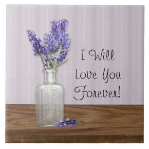Lavender Mother's Day Ceramic Tile
