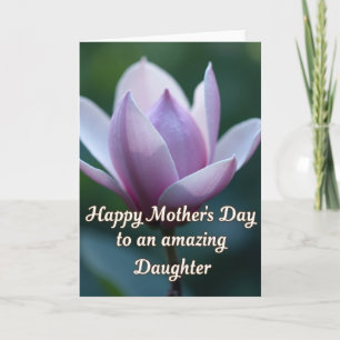 Lavender Mothers Day Daughter Card
