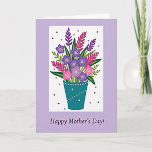 Lavender Mothers Day Design Card